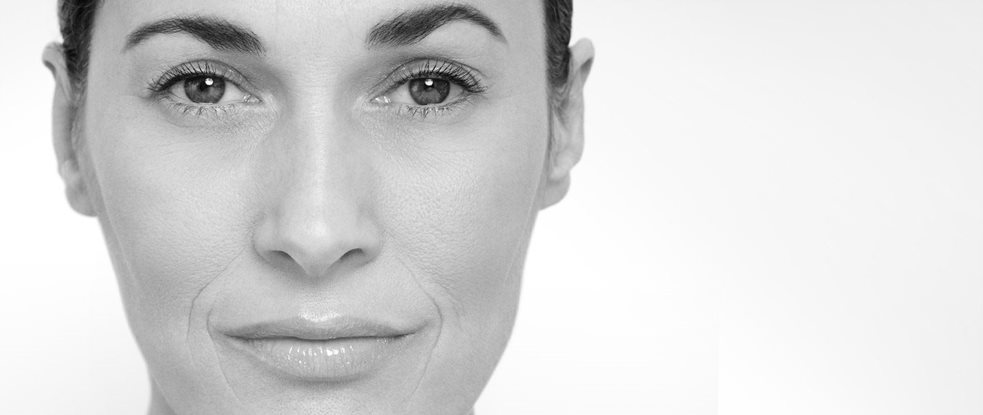 Close-up from woman´s face