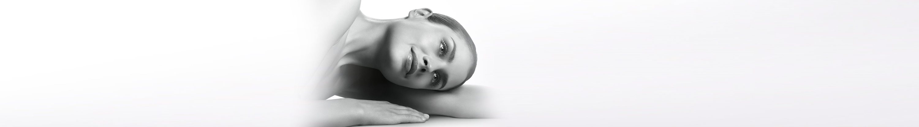 Woman laying on her arm